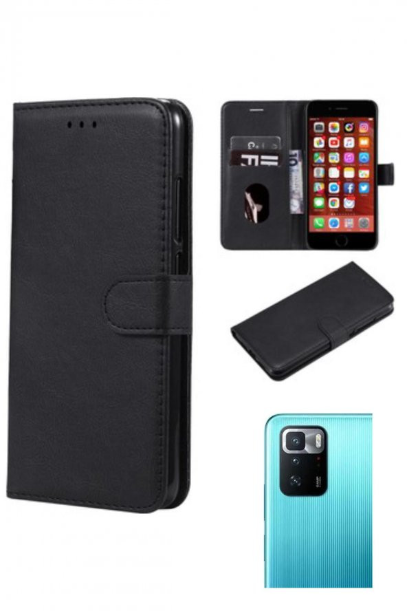 Xiaomi Poco X3 GT Cüzdanlı Ve Kapaklı Kılıf - Resim 7