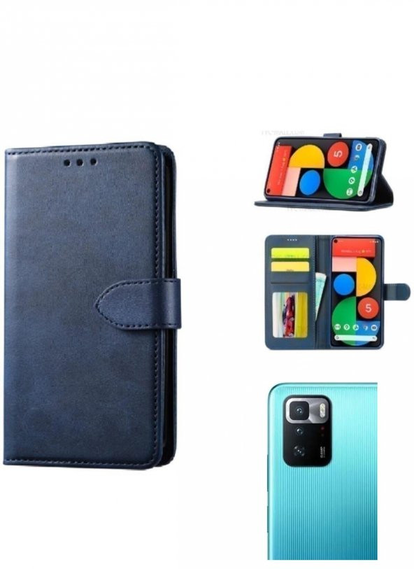 Xiaomi Mi Note 10 Cüzdanlı Ve Kapaklı Kılıf - Resim 6