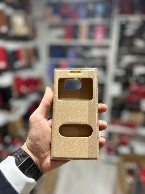 Samsung Galaxy S6 Cüzdanlı ve Kapaklı Kılıf - Resim 2