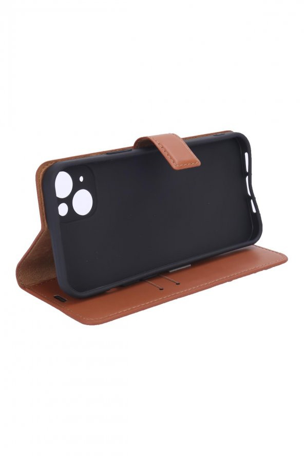 Apple iPhone 14 Plus Cüzdanlı Ve Kapaklı Kılıf - Resim 6