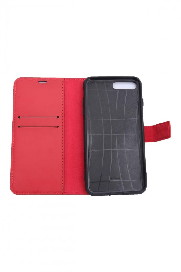 Apple iPhone 6 Plus / 6s Plus Uyumlu Cüzdanlı Ve Kapaklı Kılıf - Resim 11