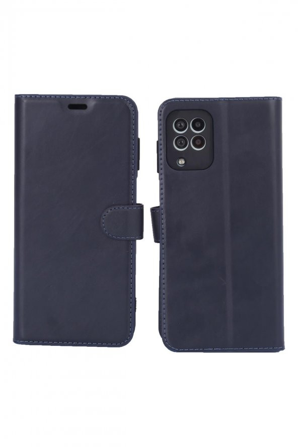 Samsung Galaxy M32 - M22 - A22 Cüzdanlı Ve Kapaklı Kılıf - Resim 7