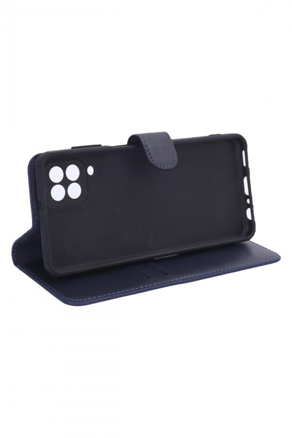 Samsung Galaxy M32 - M22 - A22 Cüzdanlı Ve Kapaklı Kılıf - Resim 8