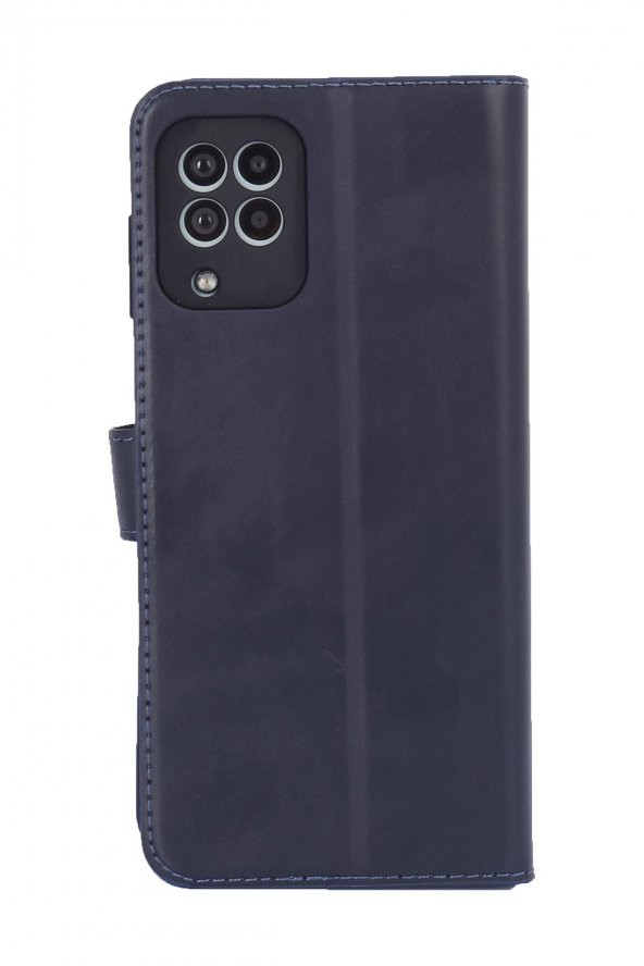 Samsung Galaxy M32 - M22 - A22 Cüzdanlı Ve Kapaklı Kılıf - Resim 9