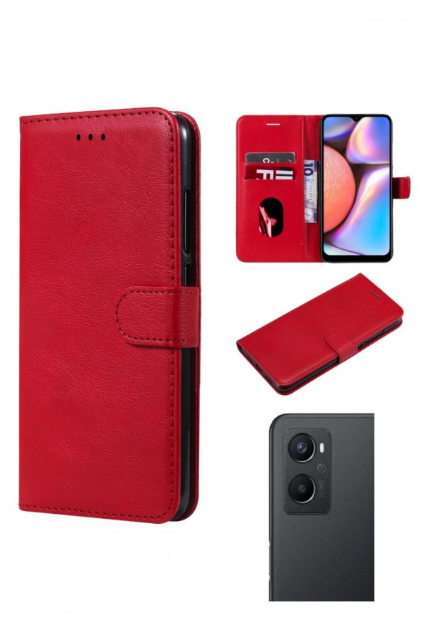 Oppo A96 Cüzdanlı Ve Kapaklı Kılıf - Resim 3