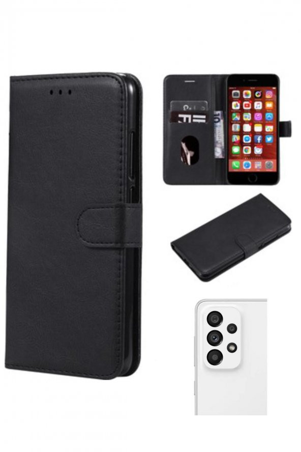 Samsung Galaxy A03s Cüzdanlı Ve Kapaklı Kılıf - Resim 3