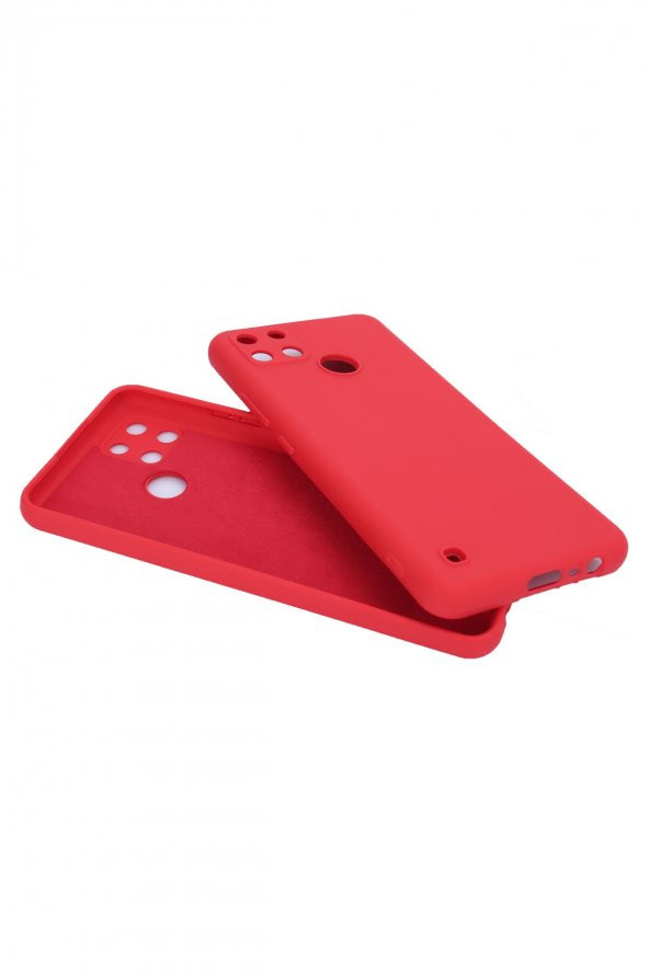 Realme C21y Uyumlu Kılıf Kamera Korumalı Silikon Arka Kapak - Resim 4