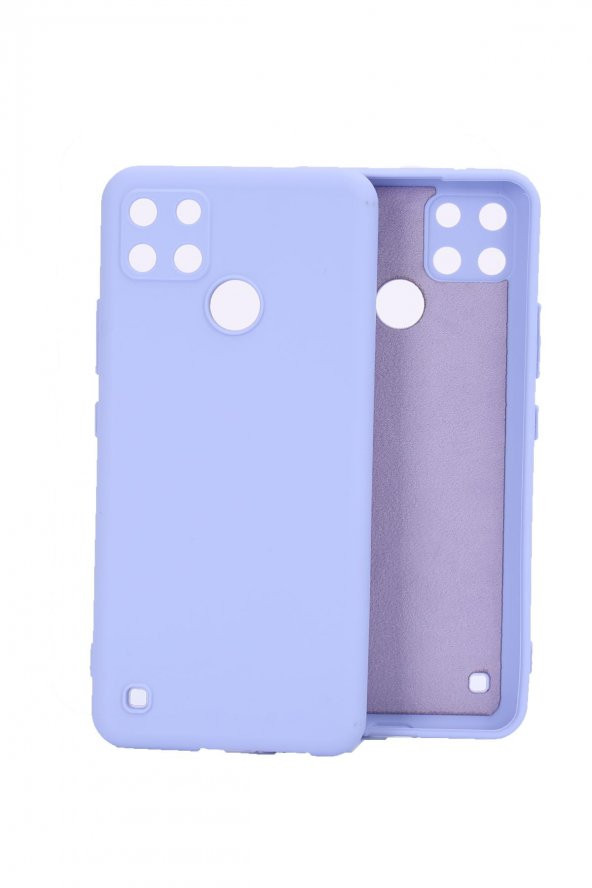 Realme C21y Uyumlu Kılıf Kamera Korumalı Silikon Arka Kapak - Resim 6