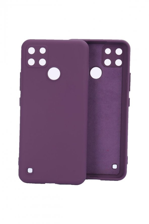 Realme C21y Uyumlu Kılıf Kamera Korumalı Silikon Arka Kapak - Resim 11