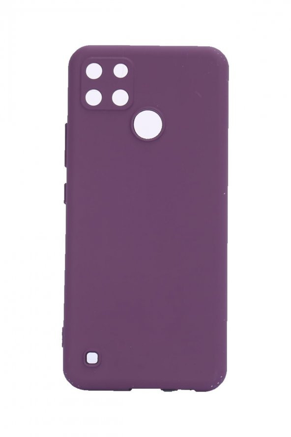 Realme C21y Uyumlu Kılıf Kamera Korumalı Silikon Arka Kapak - Resim 12