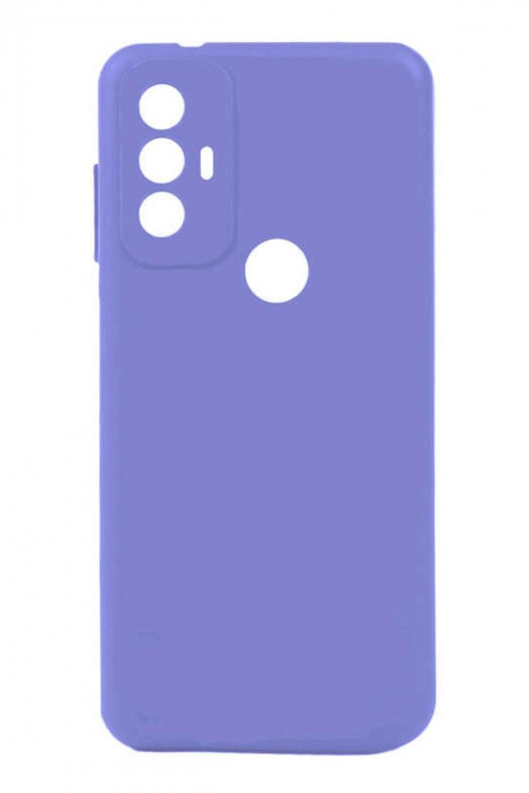 TCL 30 SE Kamera Korumalı Rubber Silikon Kılıf - Resim 3