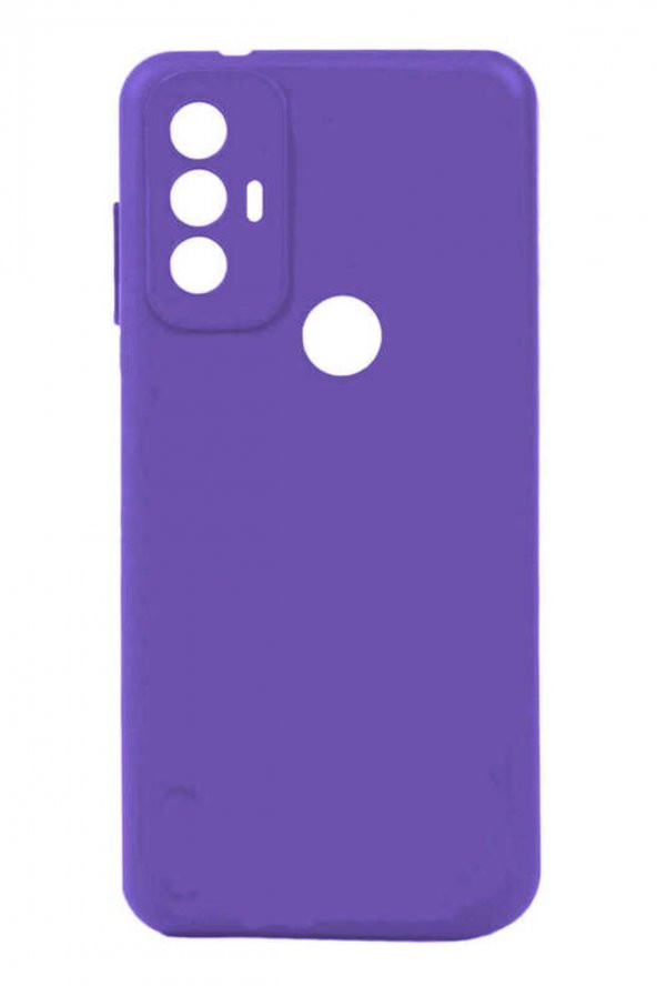 TCL 30 SE Kamera Korumalı Rubber Silikon Kılıf - Resim 5