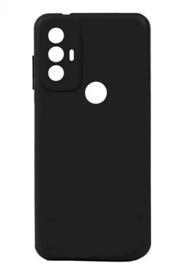 TCL 30 SE Kamera Korumalı Rubber Silikon Kılıf - Resim 6