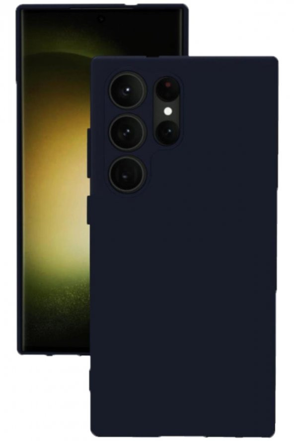 Samsung Galaxy S23 Ultra Kamera Korumalı Rubber Silikon Kılıf - Resim 2