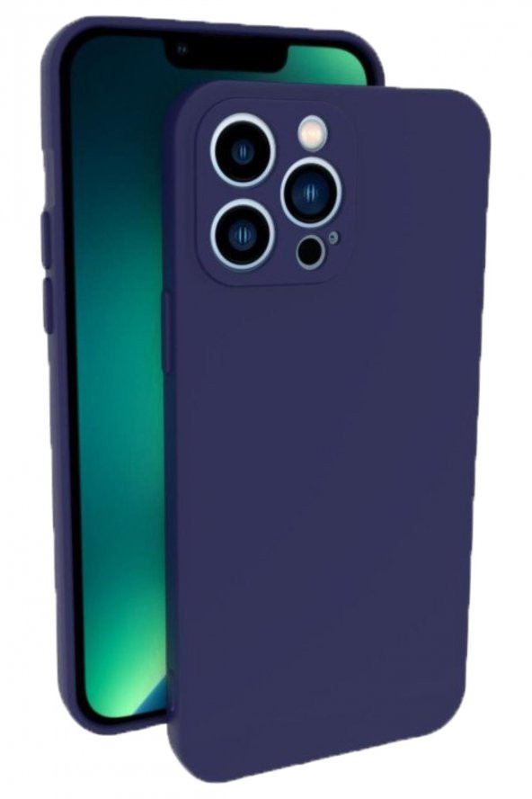 Apple iPhone 14 Pro Kamera Korumalı Rubber Silikon Kılıf - Resim 2