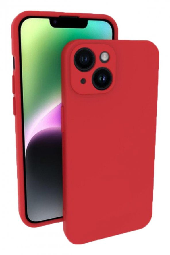 Apple iPhone 14 Kamera Korumalı Rubber Silikon Kılıf ürün görseli