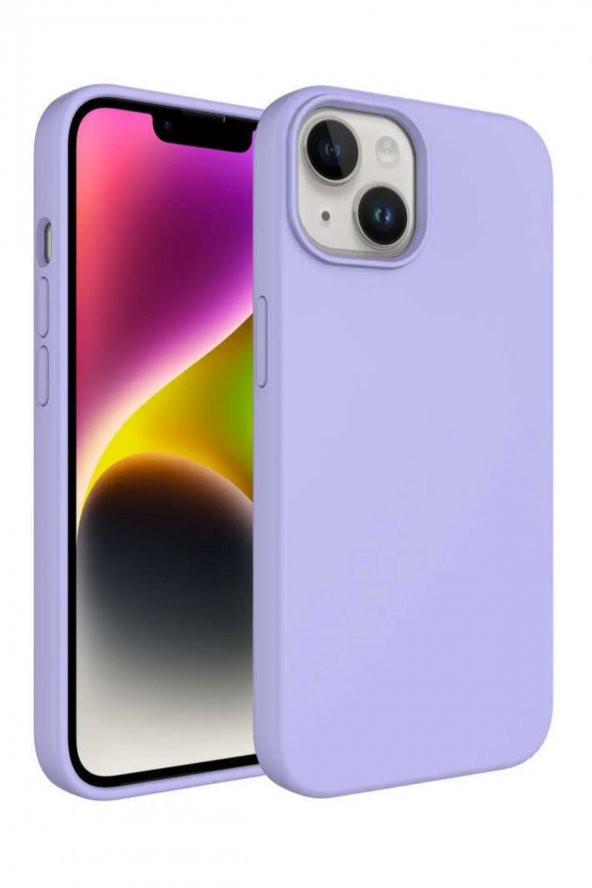 Apple iPhone 14 Kamera Korumalı Rubber Silikon Kılıf - Resim 3