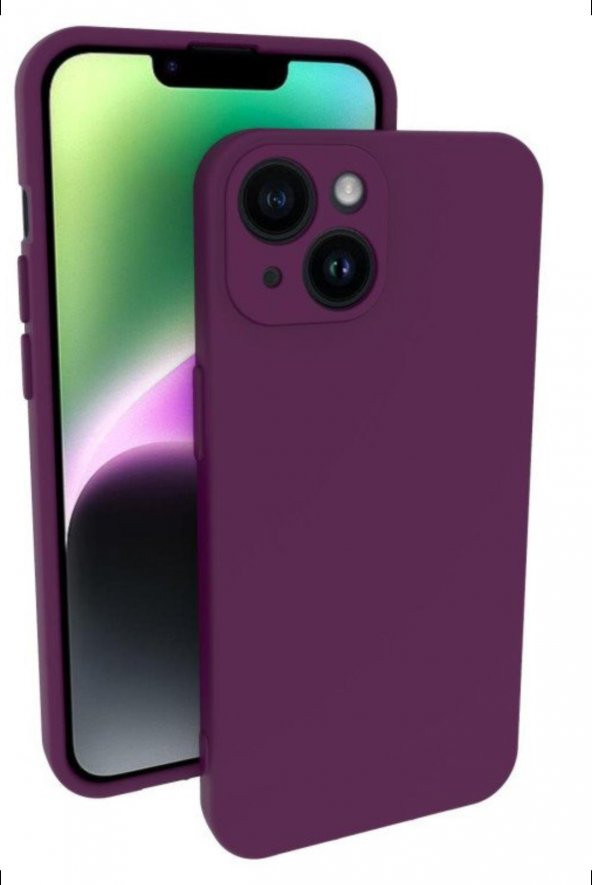 Apple iPhone 14 Kamera Korumalı Rubber Silikon Kılıf - Resim 5