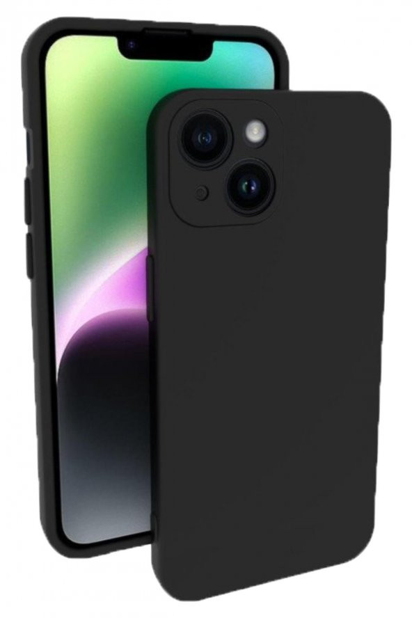 Apple iPhone 14 Kamera Korumalı Rubber Silikon Kılıf - Resim 6
