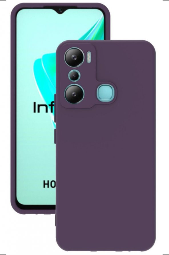 Infinix Hot 20i Kılıf Kamera Korumalı Silikon Rubber Arka Kapak - Resim 5