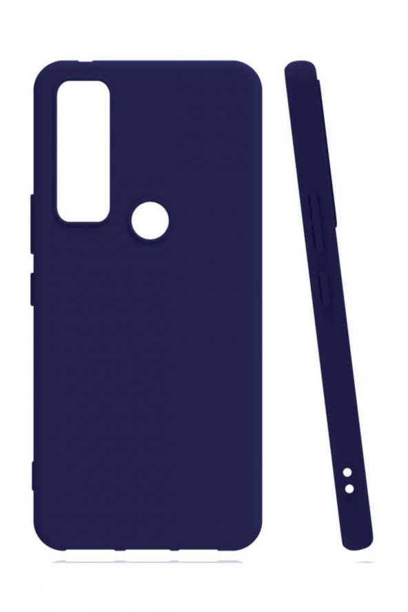 TCL 20 SE Kamera Korumalı Rubber Silikon Kılıf - Resim 2