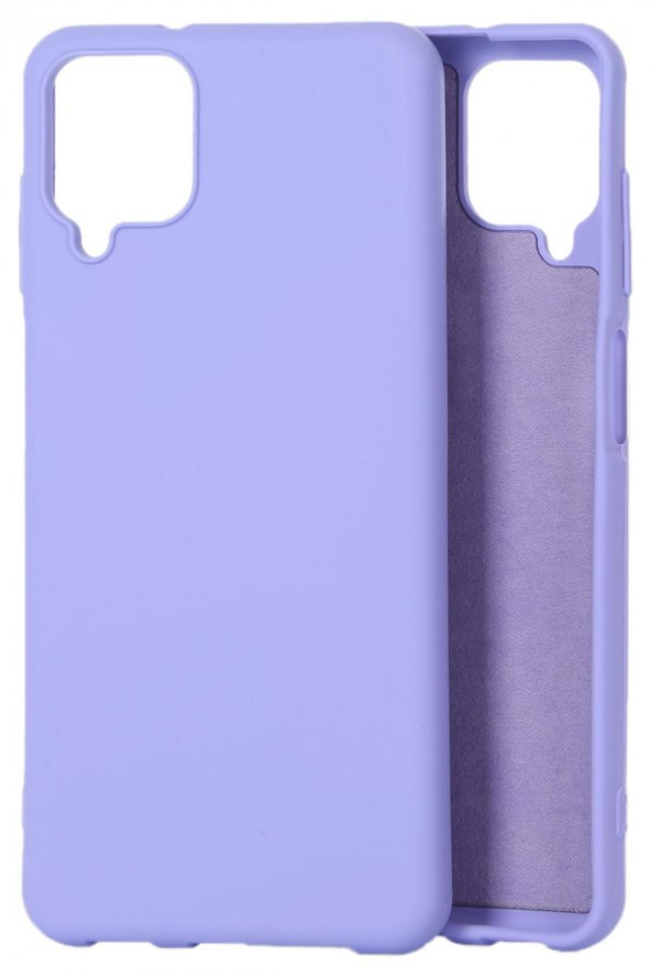 Samsung Galaxy A12 / M12 Uyumlu İçi Kadifeli Kamera Korumalı Soft Silikon Kılıf - Resim 4