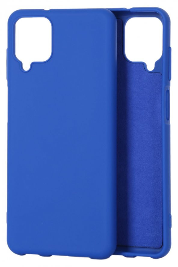 Samsung Galaxy A12 / M12 Uyumlu İçi Kadifeli Kamera Korumalı Soft Silikon Kılıf - Resim 7