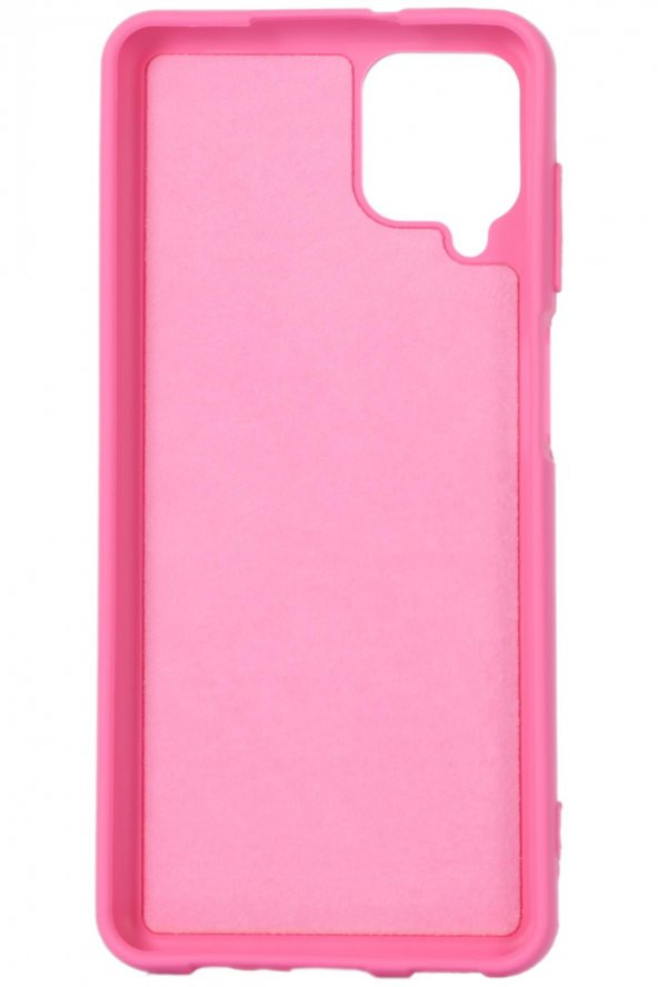 Samsung Galaxy A12 / M12 Uyumlu İçi Kadifeli Kamera Korumalı Soft Silikon Kılıf - Resim 11