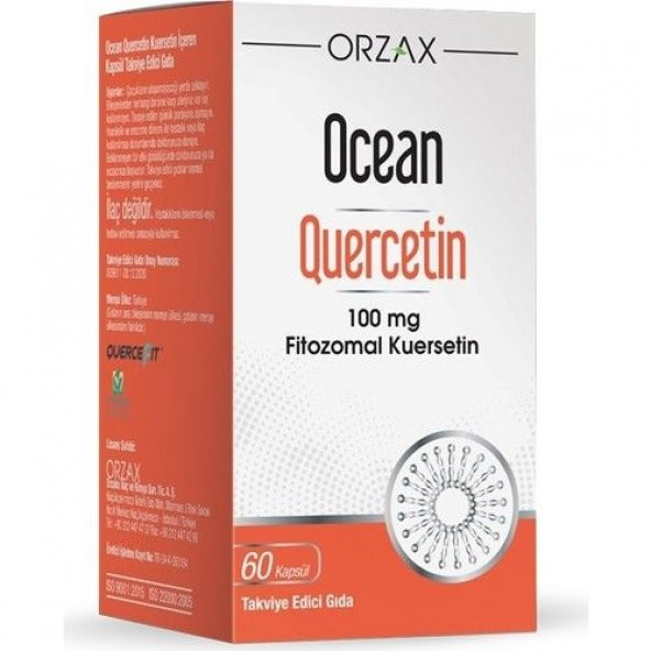 Ocean Quercetin 100 mg 60 Kapsül