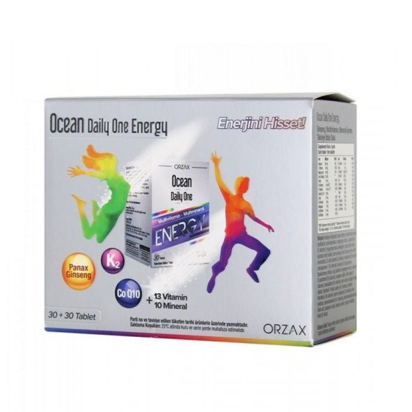 Ocean Daily One Energy 30 Tablet 2li Paket