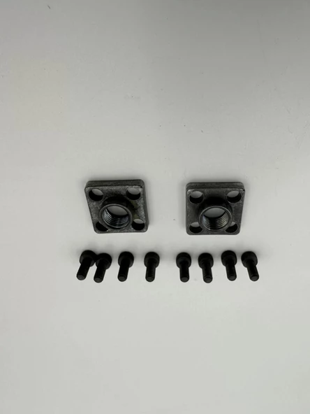 Hidrolik Pompa Düz Adaptörü M6 - 25x25 - 1/4 - Resim 7