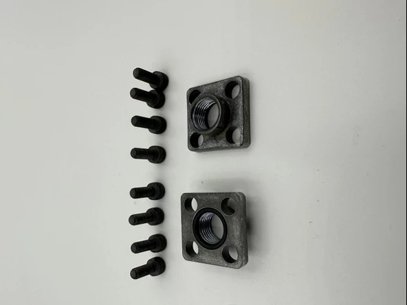 Hidrolik Pompa Düz Adaptörü M6 - 25x25 - 1/4 - Resim 5