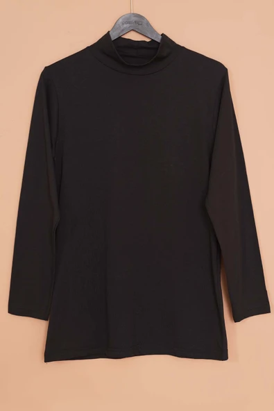 Yarım Boğazlı Badi Siyah ürün görseli