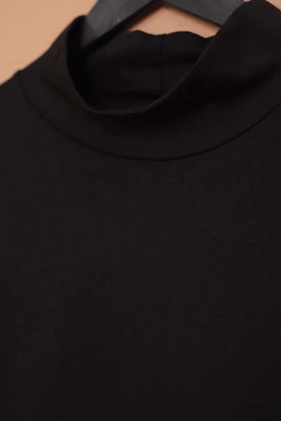 Yarım Boğazlı Badi Siyah - Resim 2