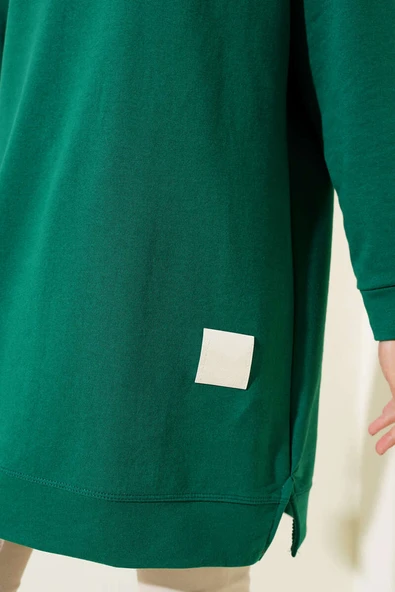 Salaş Armalı Tunik Yeşil - Resim 4