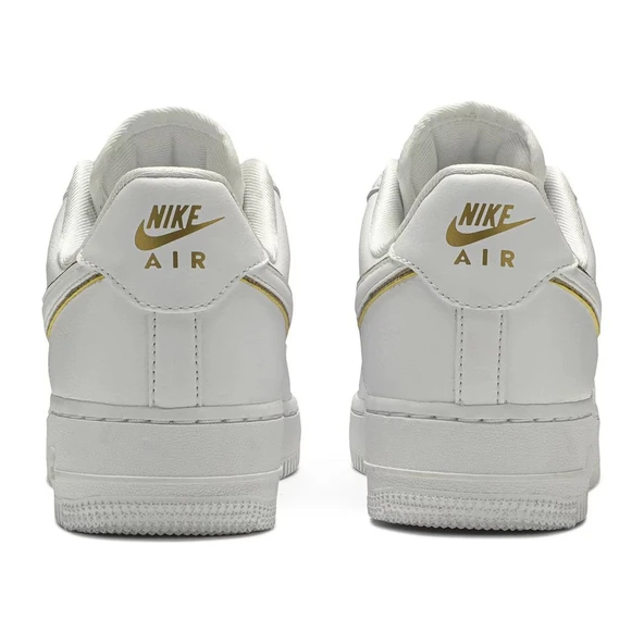 Nike Air Force 1 Low Icon Clash White Metallic Gold (W) Günlük Spor Ayakkabı AO2132-102 - Resim 4