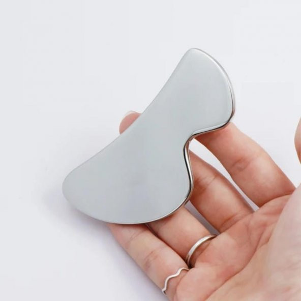 Metal Yüz Masaj Aleti Face Guasha - Resim 2