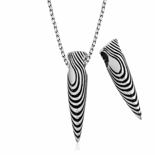 Lucky Life 925 Ayar Gumuss Kurşun Kolye