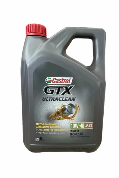 Castrol Gtx Ultraclean 10W-40 4 LL Motor Yağı