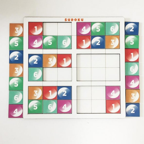 Moon Beavers Ahşap Sudoku 83004,Okula (matematik) Katkı Sağlayan Sağlıklı Zeka Oyuncağı - Resim 3