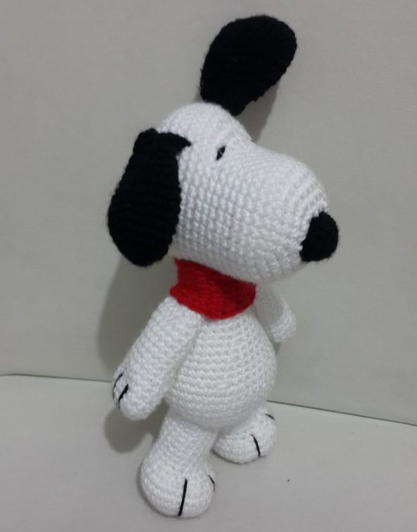 Snoopy Köpek Amigurumi Organik Oyuncak - 1