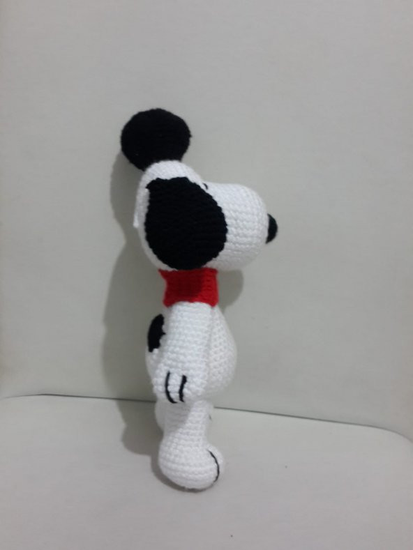 Snoopy Köpek Amigurumi Organik Oyuncak - 3