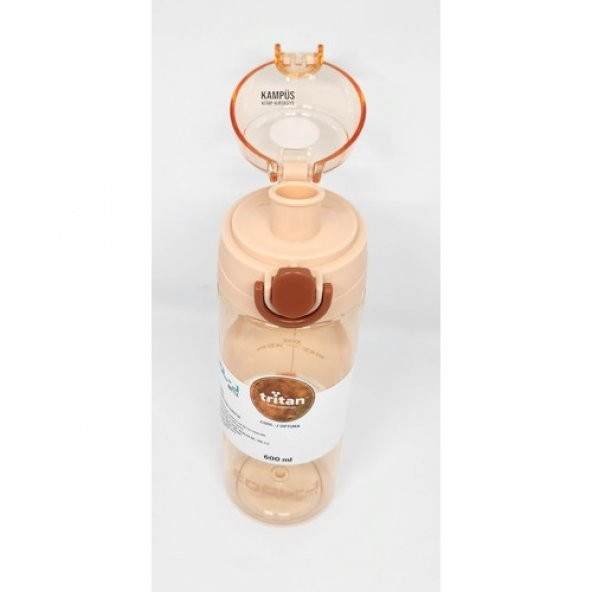 Kilitli Trıtan Matara 600ml Pembe - 2