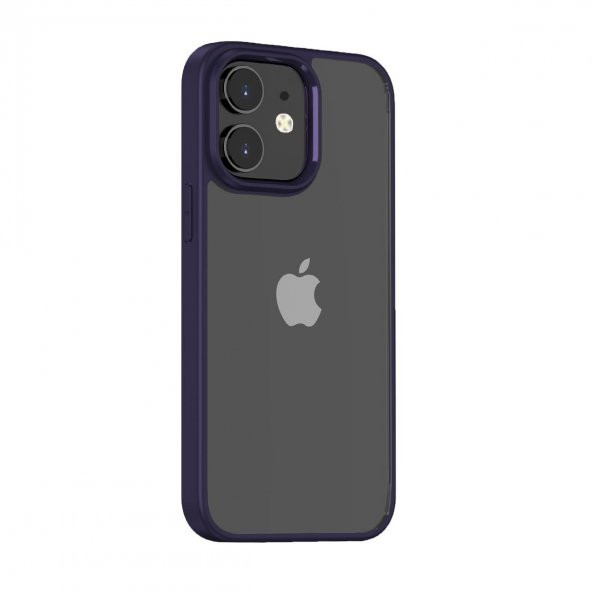 BİKAPAK ELIT CRYSTAL IPHONE 11 MOR KAPAK