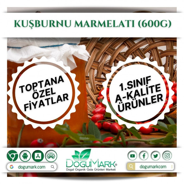 DoğuMark - Kuşburnu Marmelatı (600g)