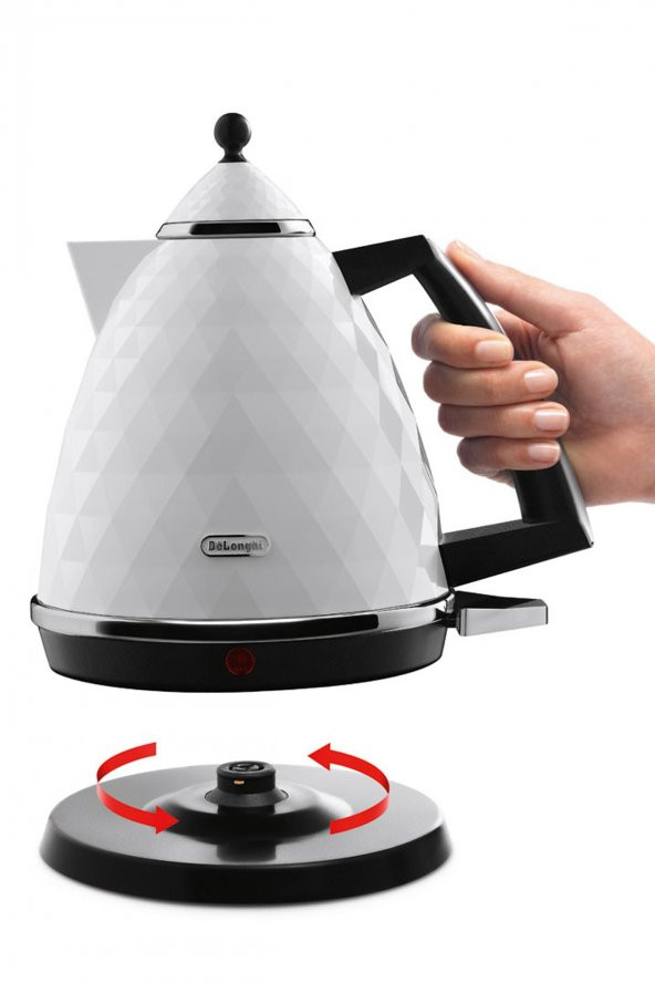 Delonghi Kbj2001.w Brillante Gizli Rezistanslı Su Isıtıcısı 1,7 Lt. Beyaz - 2