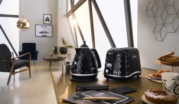 Delonghi KBJ2001.BK Brillante Gizli Rezistanslı 1,7 lt Su Isıtıcısı Siyah - 5