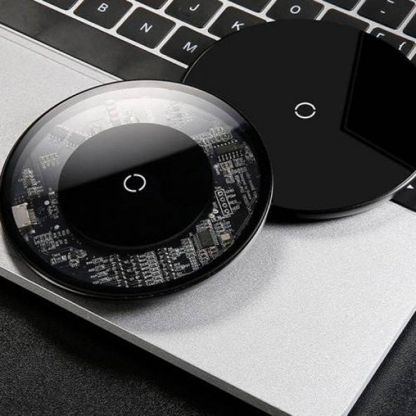 Baseus Simple 10W Kablosuz Şarj Aleti İphone Samsung Huawei Xiaomi Uyumlu Kablosuz Şarj Aleti - 4