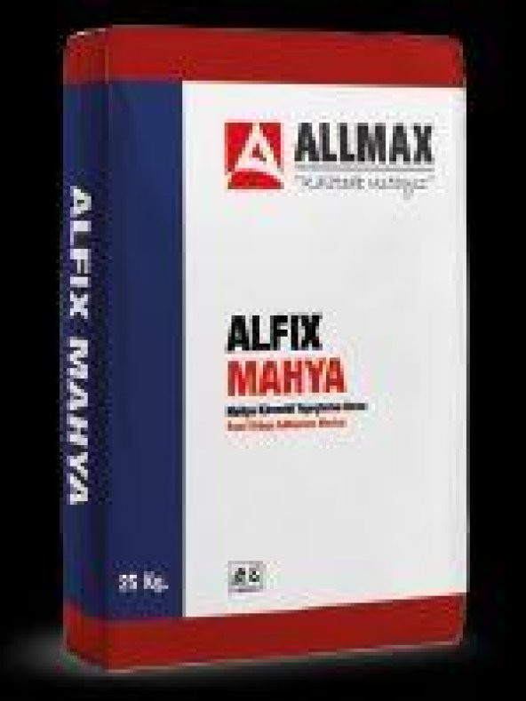 Allmax Alfix Mahya Kiremidi Yapıştırma Harcı Kırmızı 25 Kg