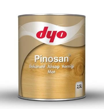 Dyo Pinosan Dekoratif Mat Ahşap Verniği  0.75lt Maun - 2